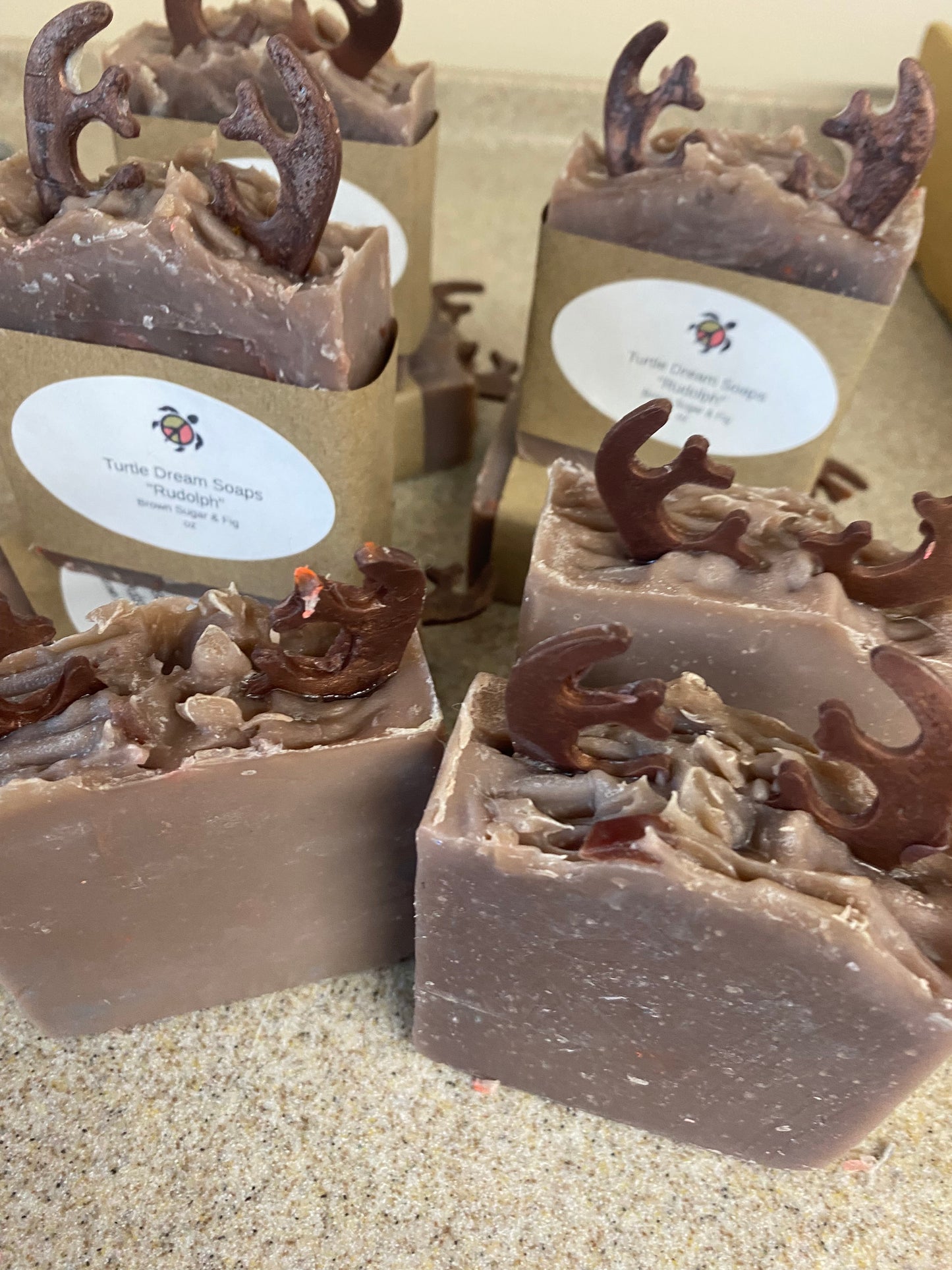 Reindeer Soaps fragranced with Brown Sugar & Fig