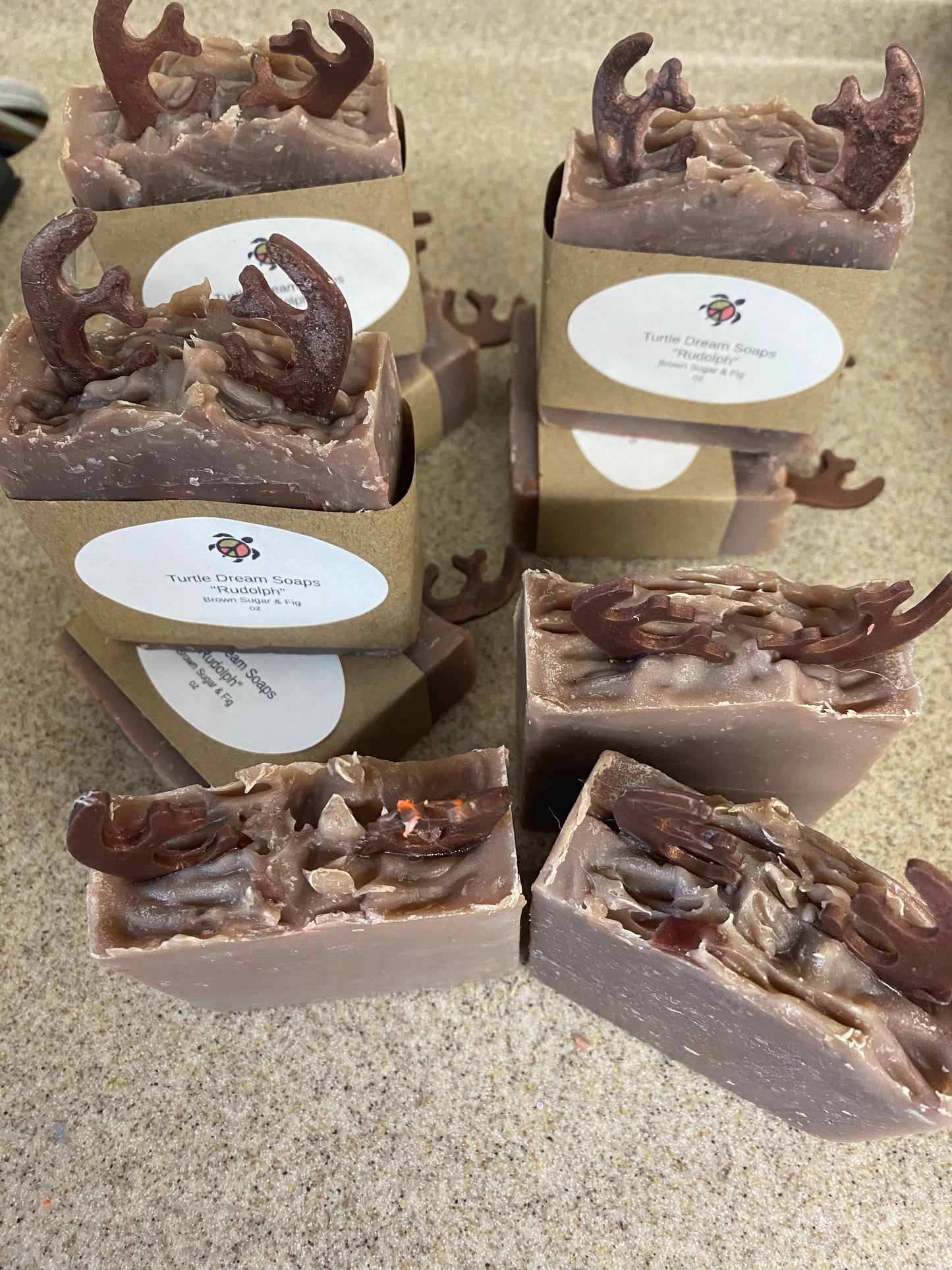 Reindeer Soaps fragranced with Brown Sugar & Fig