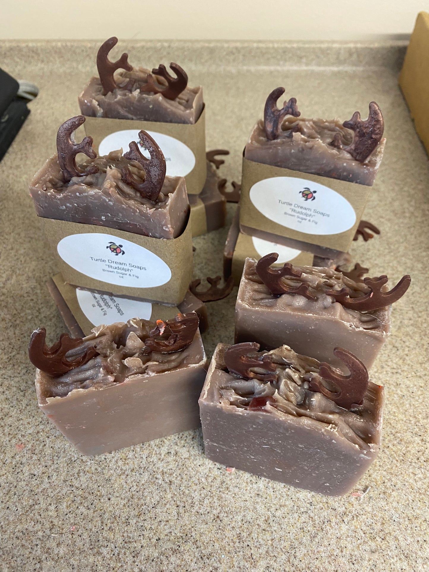 Reindeer Soaps fragranced with Brown Sugar & Fig