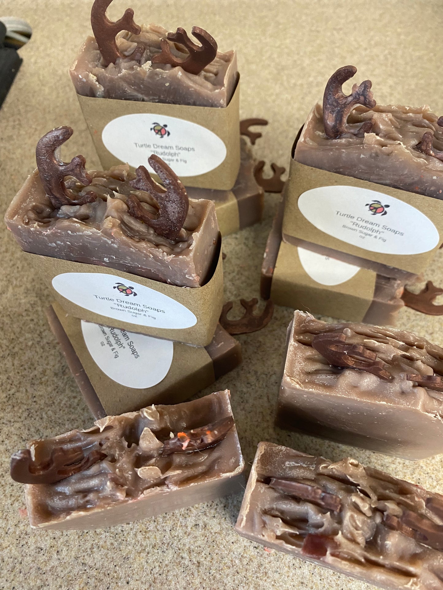 Reindeer Soaps fragranced with Brown Sugar & Fig
