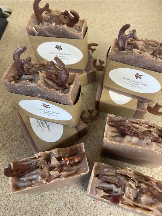 Reindeer Soaps fragranced with Brown Sugar & Fig